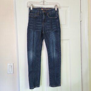 Dark Blue Distressed Jeans - Size 7